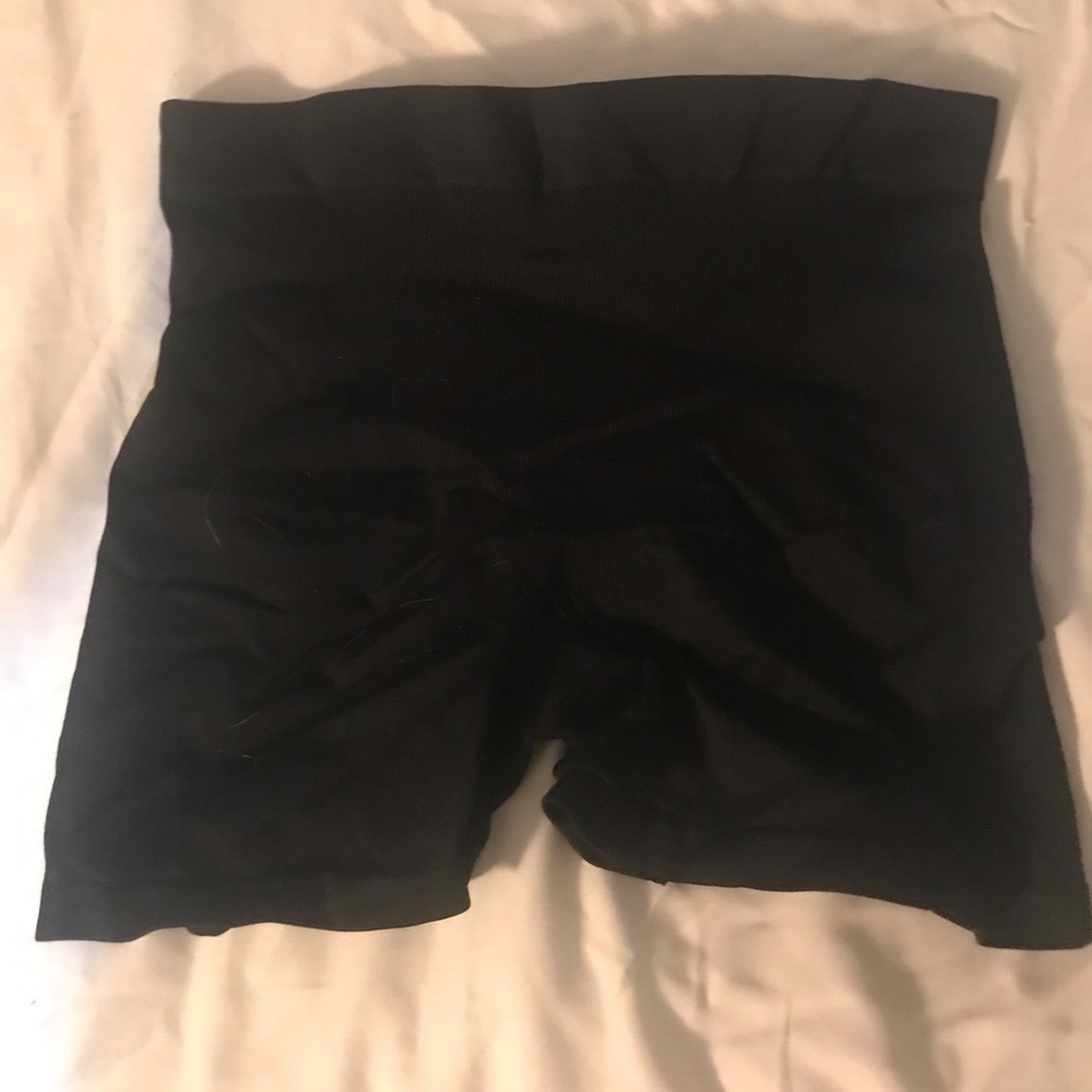 Black tummy and thigh control shape wear!